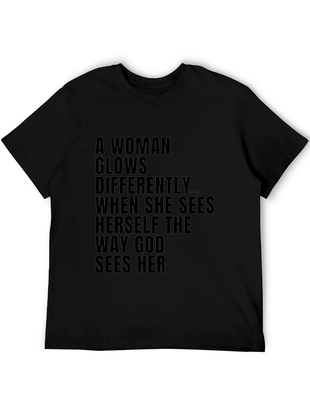 Inspirational Womens T-Shirt God Sees Her