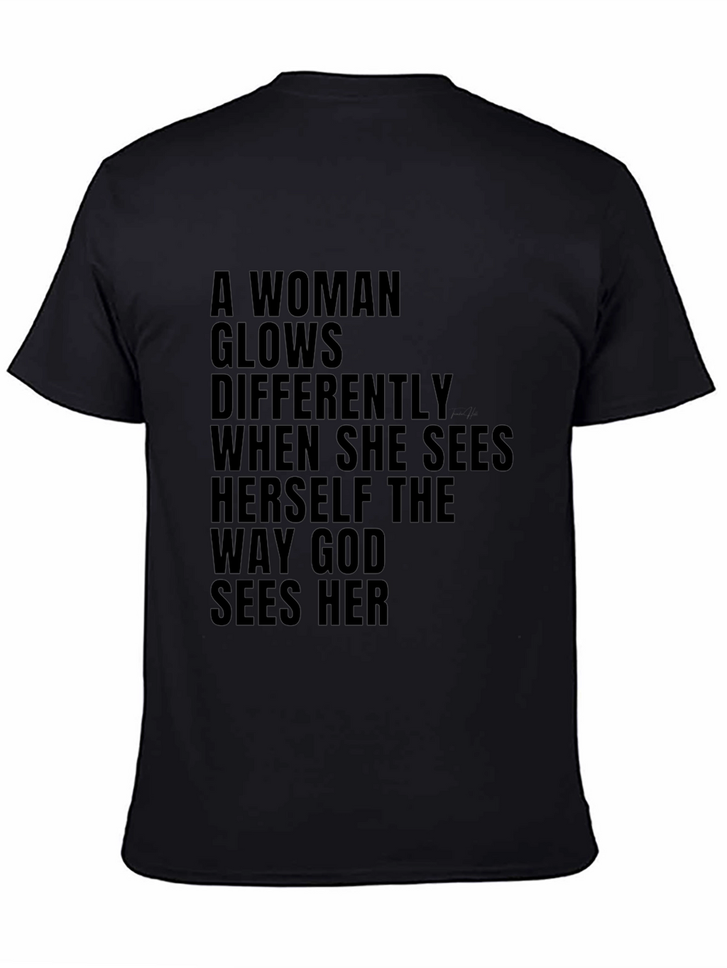Inspirational Womens T-Shirt God Sees Her