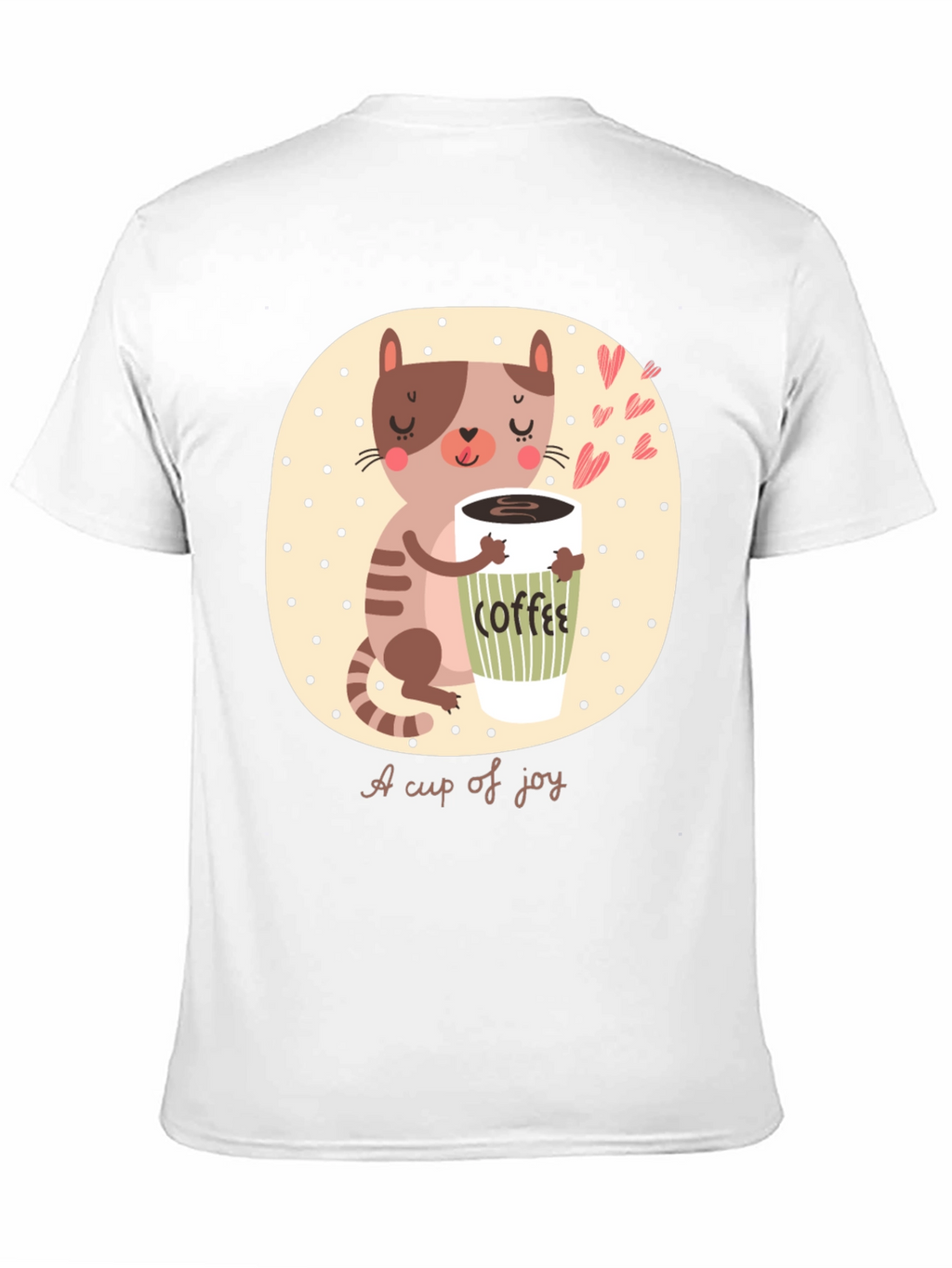 Cute Cat Coffee Lover T-Shirt