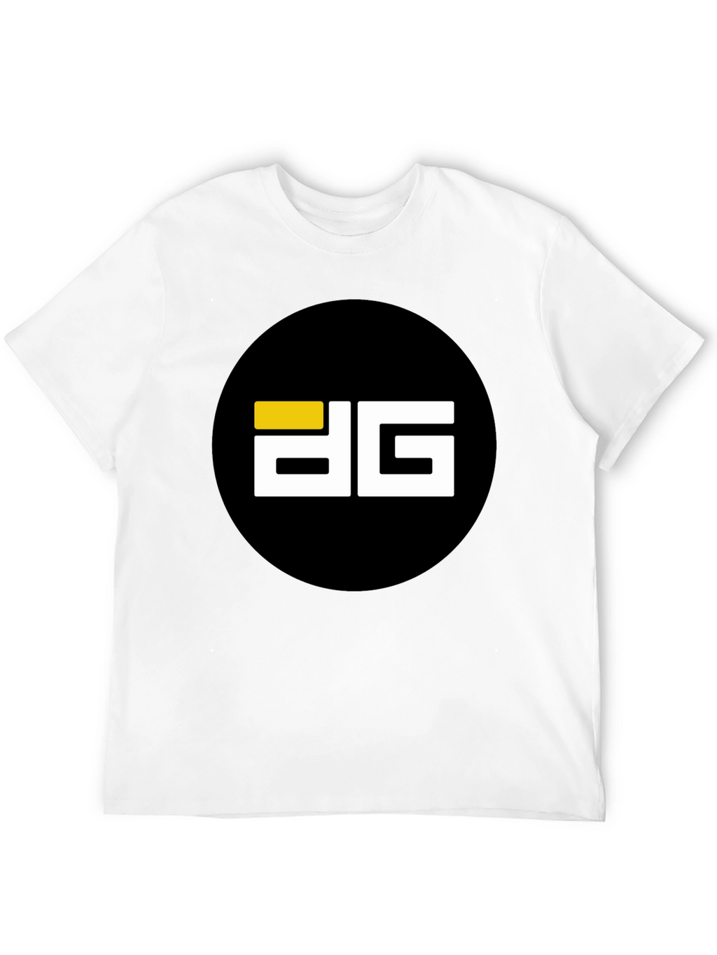 Modern Black T-Shirt with Bold Graphic Logo