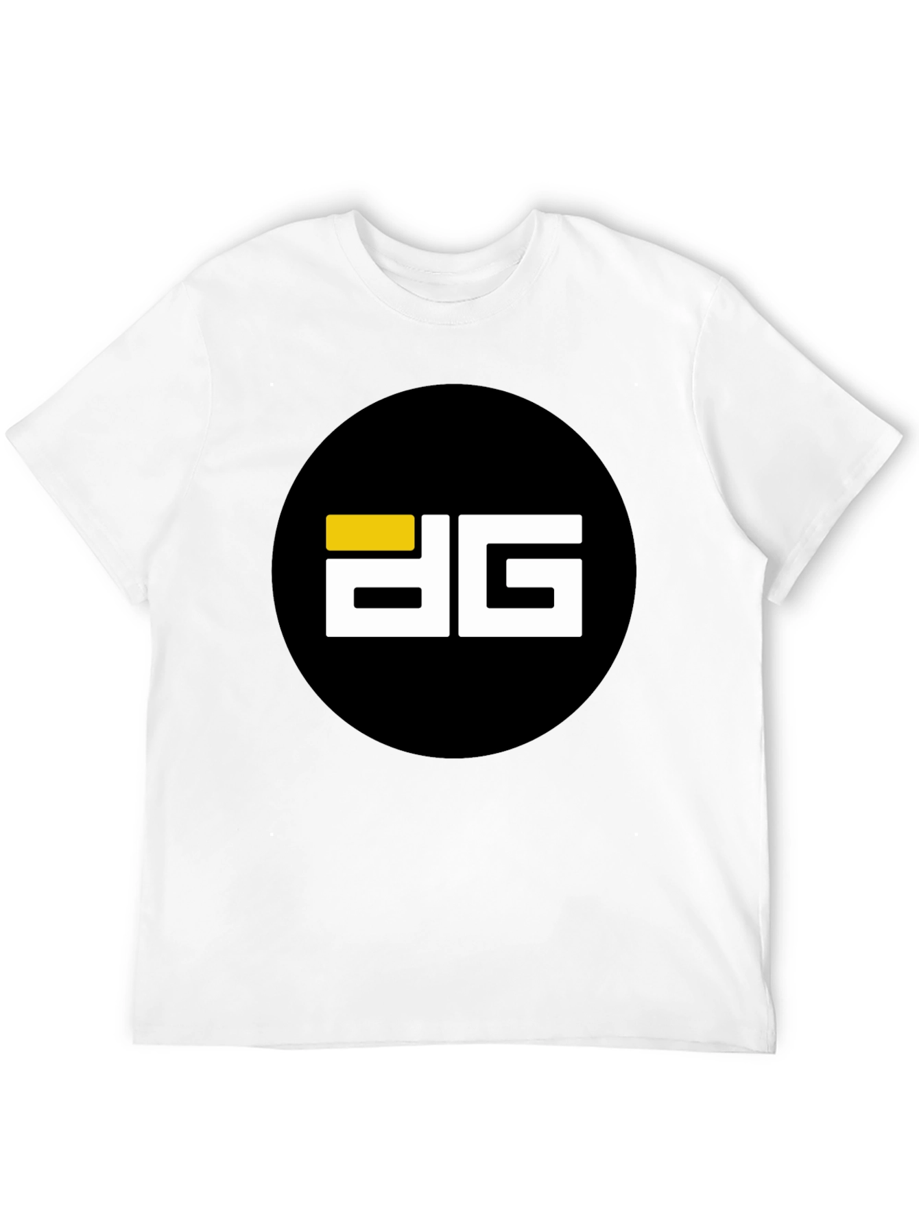Modern Black T-Shirt with Bold Graphic Logo
