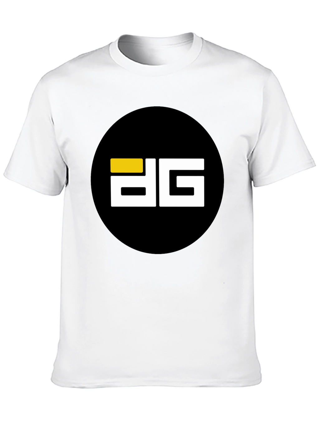 Modern Black T-Shirt with Bold Graphic Logo