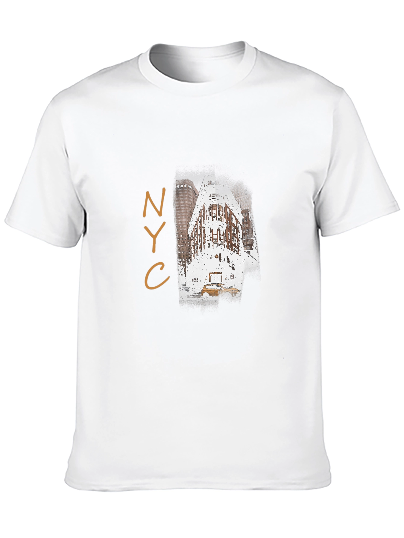 NYC Landmark T-Shirt - Mens Black Graphic Tee