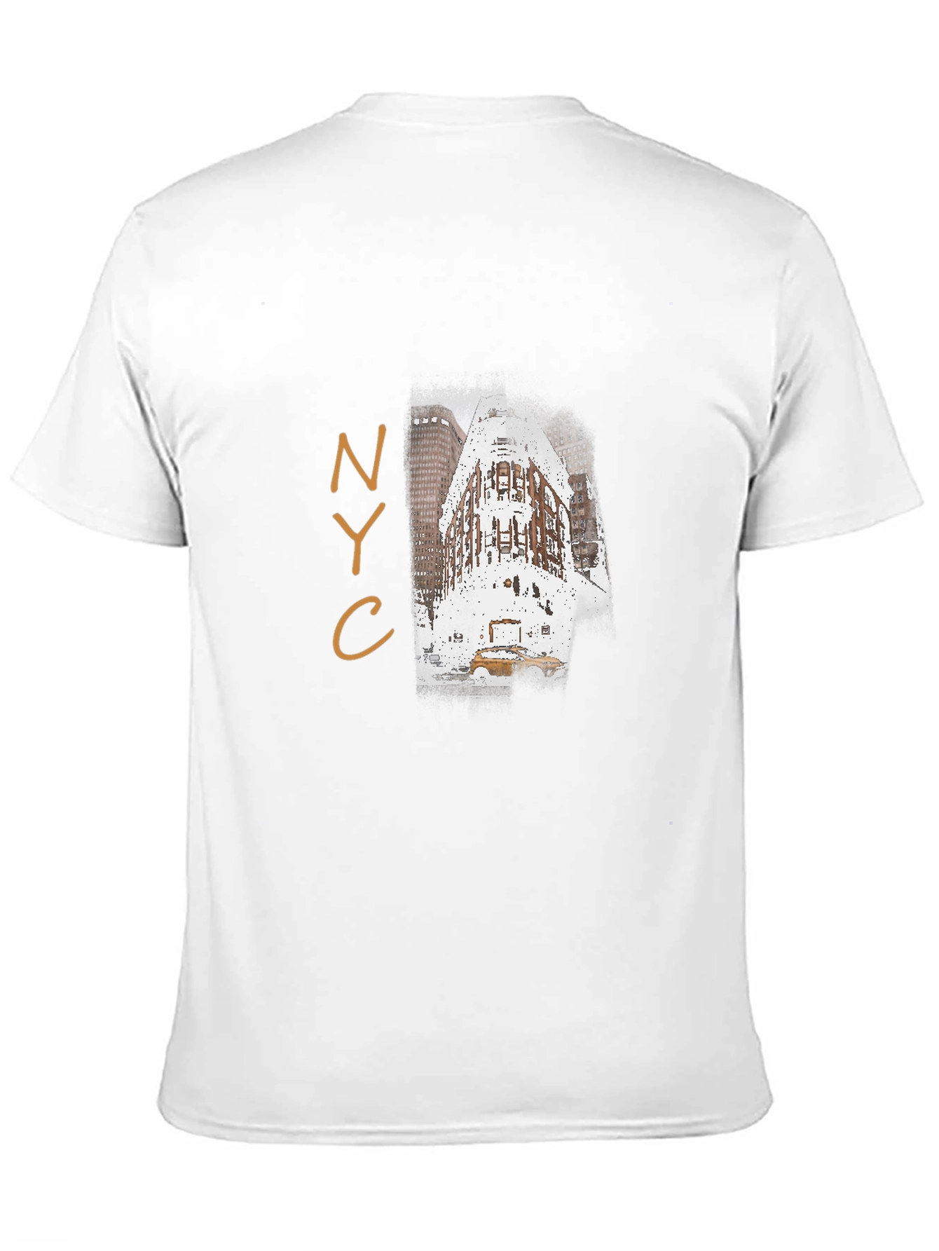 NYC Landmark T-Shirt - Mens Black Graphic Tee