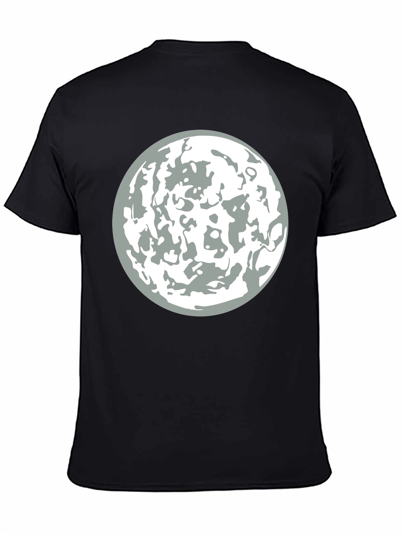 Lunar Graphic Tee - Stylish Moon Design T-Shirt