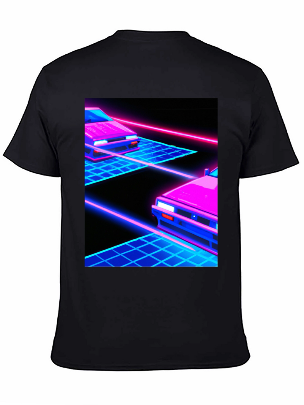 Retro Wave Car T-Shirt - Synthwave Aesthetic Tee