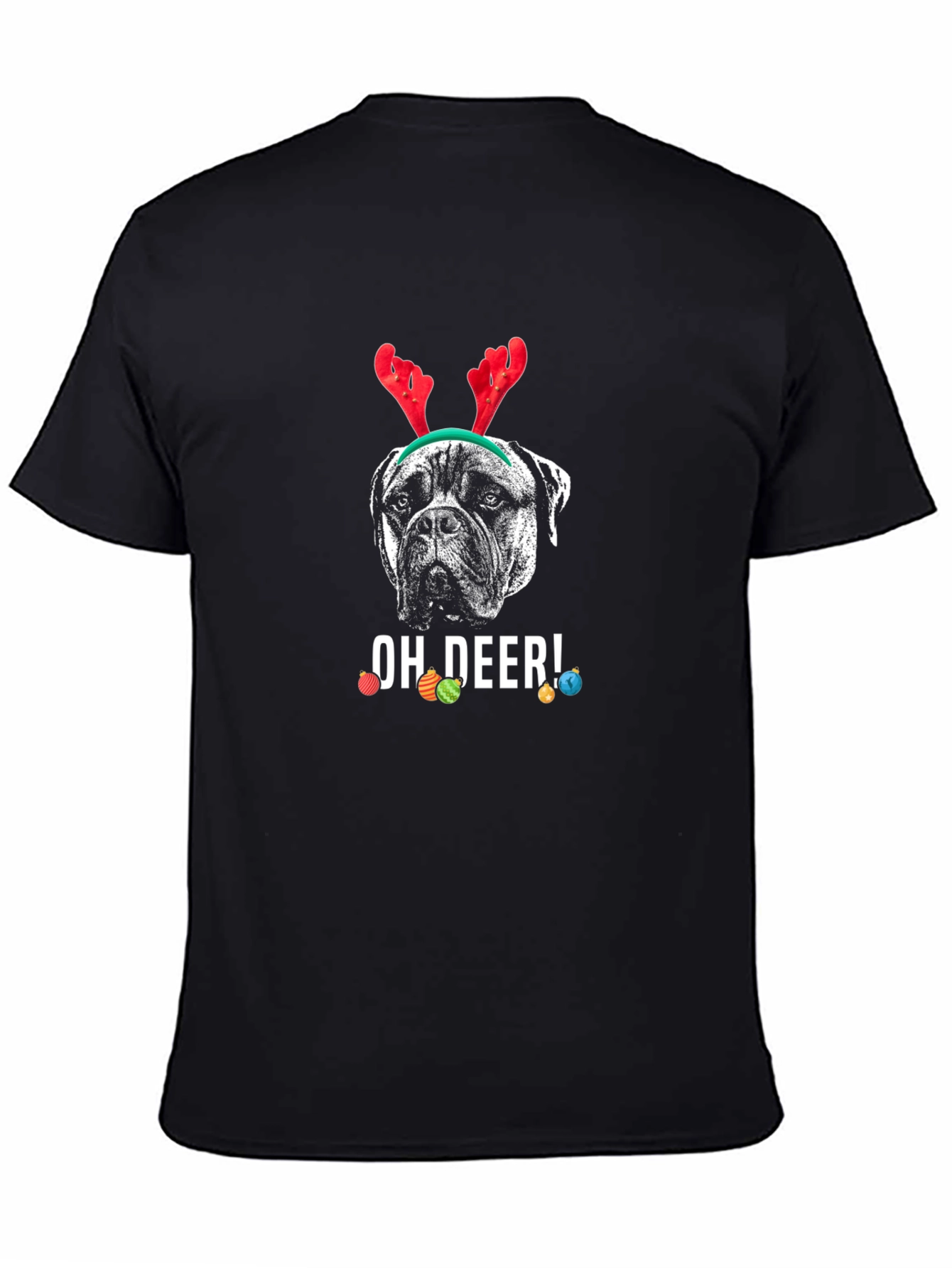 Oh Deer! Dog Christmas T-Shirt