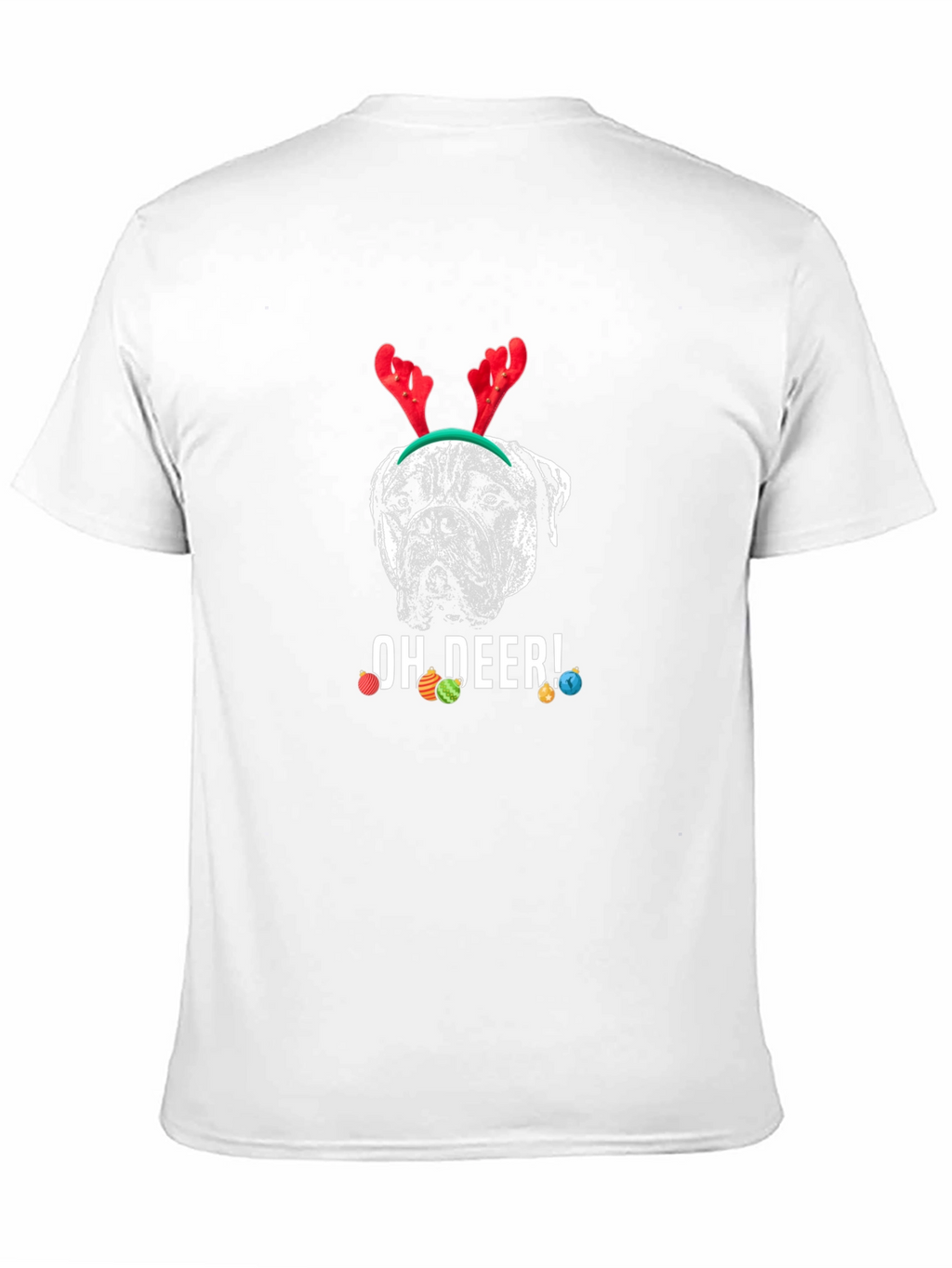 Oh Deer! Dog Christmas T-Shirt