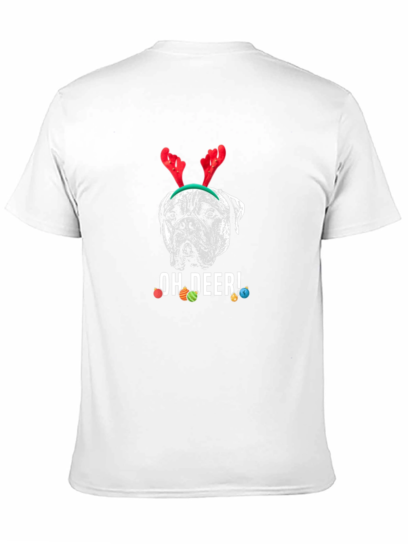 Oh Deer! Dog Christmas T-Shirt