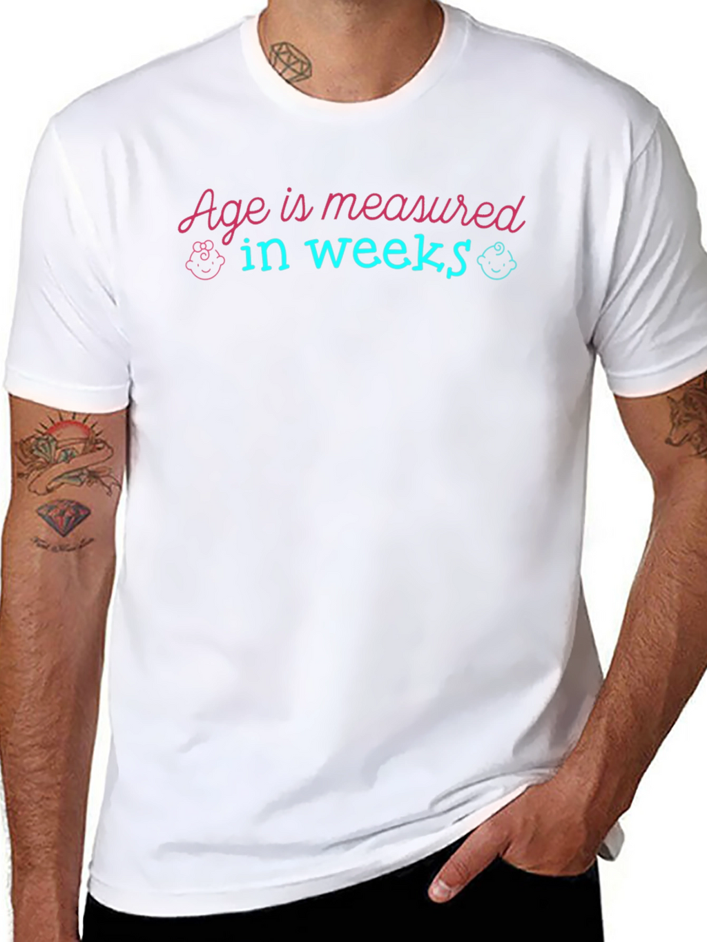 Age in Weeks T-Shirt - New Baby Gift