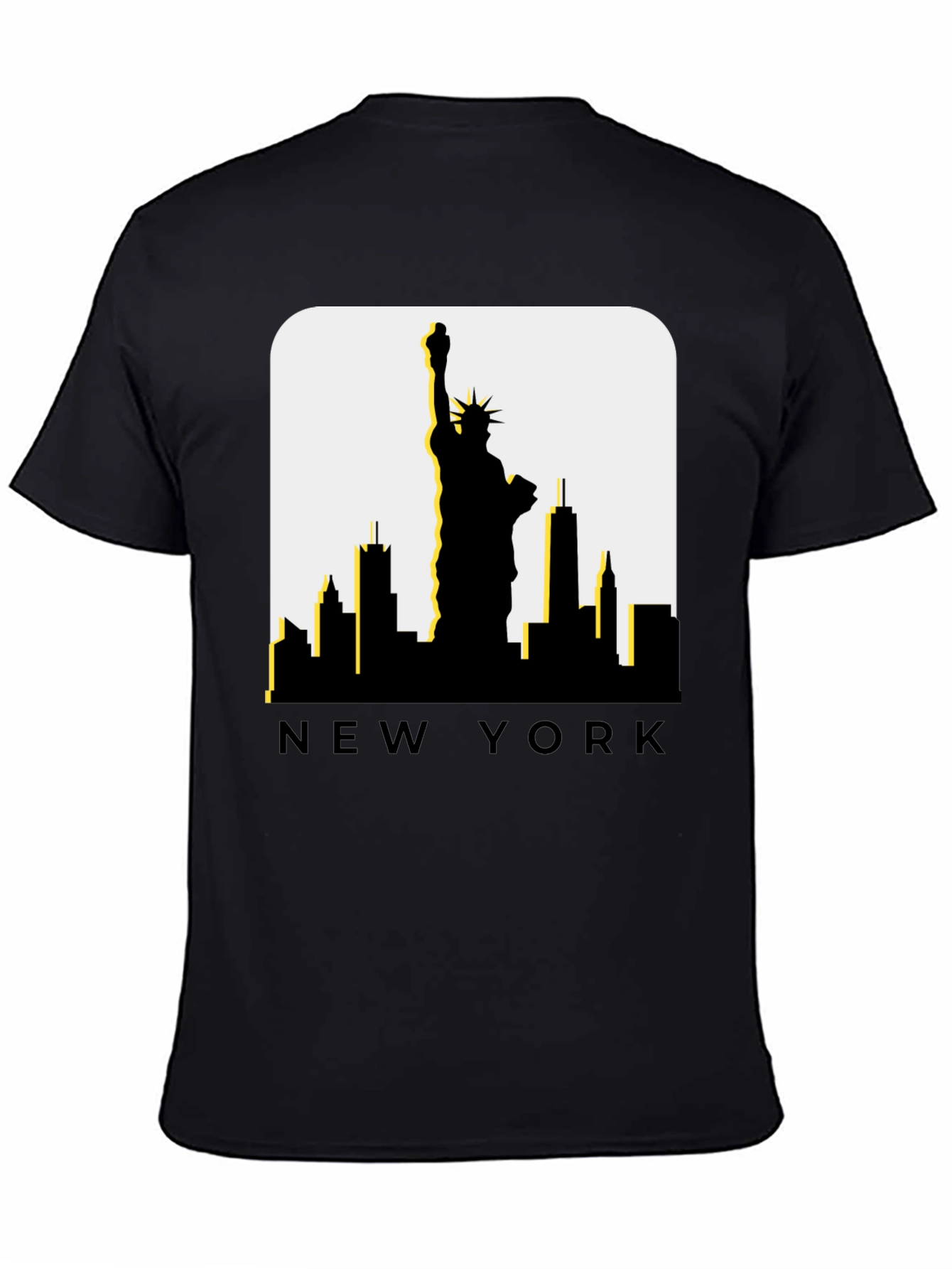 New York Skyline T-Shirt - Statue of Liberty Tee