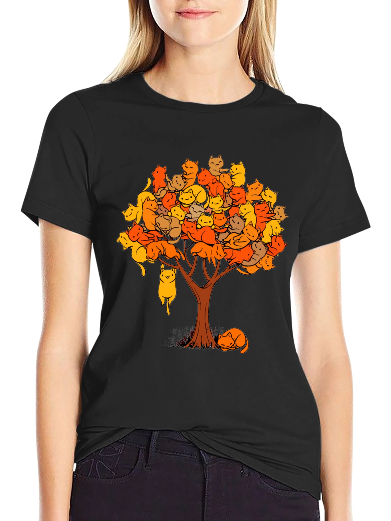 Cat Tree T-Shirt: Funny Cat Lover Tee
