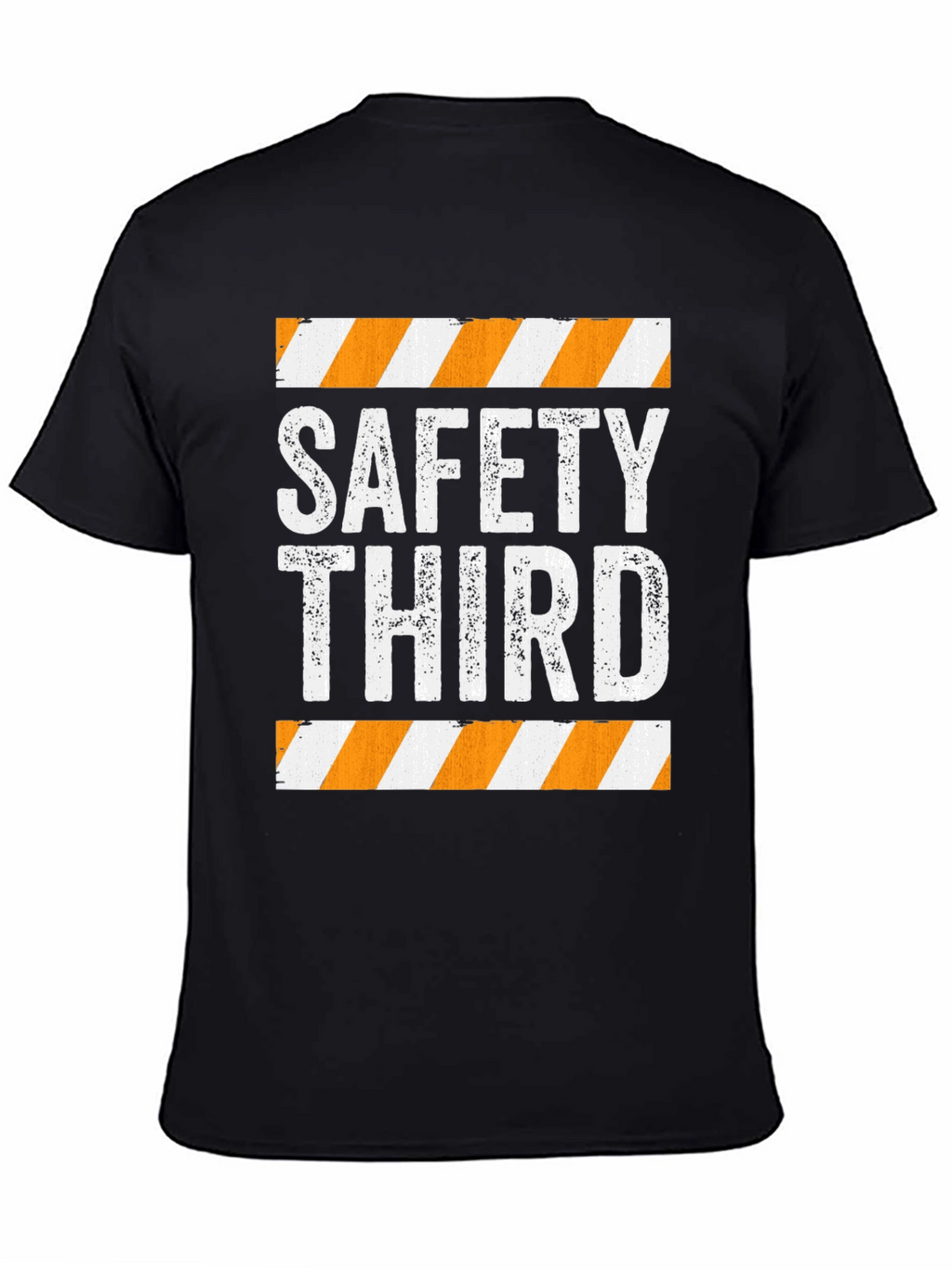Safety Third Graphic Tee - Humorous Slogan T-Shirt