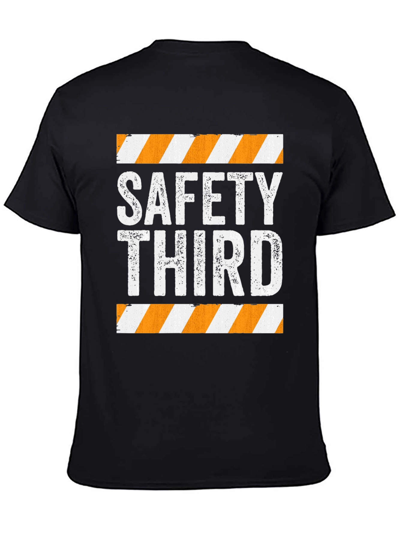 Safety Third Graphic Tee - Humorous Slogan T-Shirt