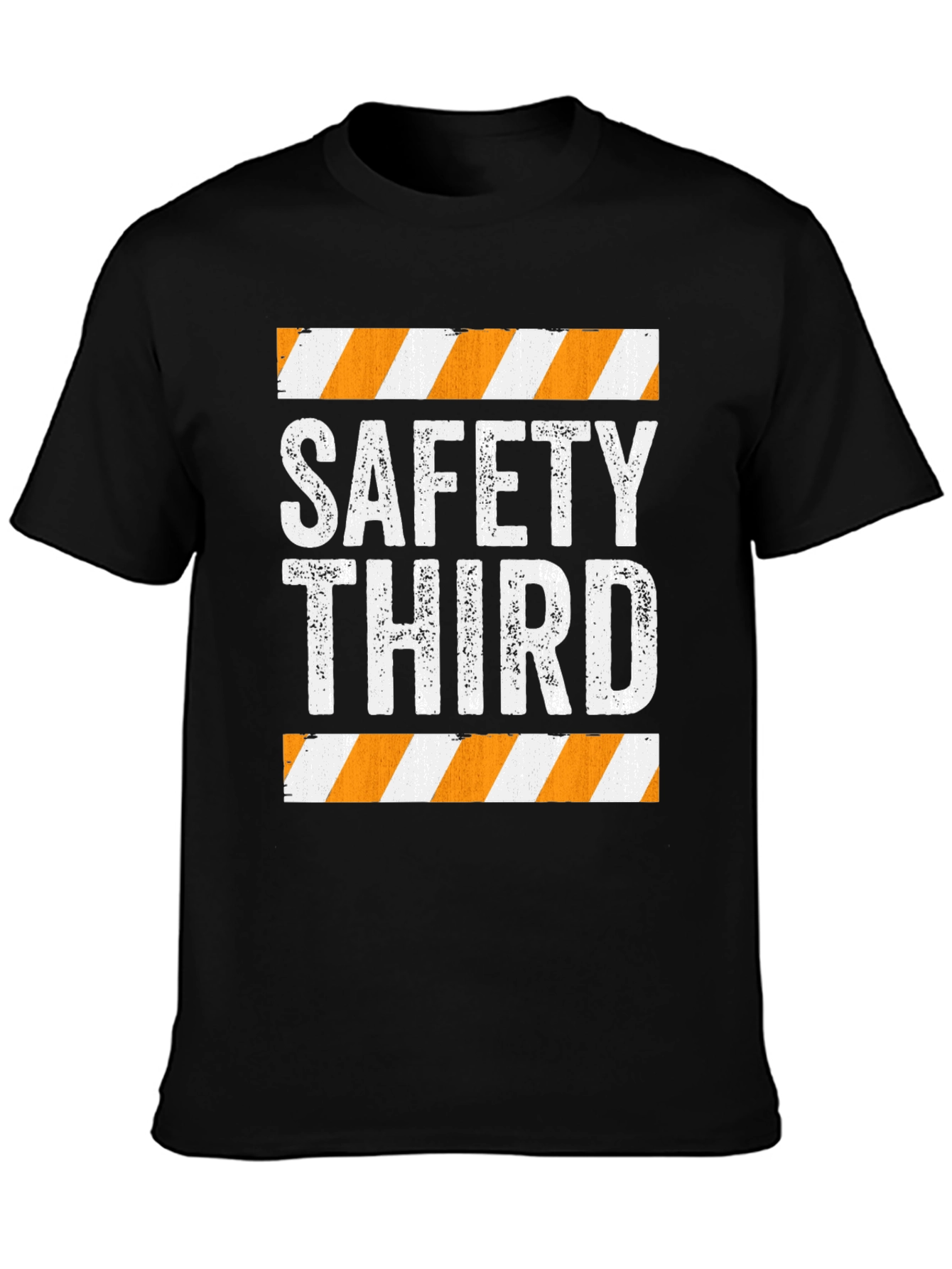 Safety Third Graphic Tee - Humorous Slogan T-Shirt