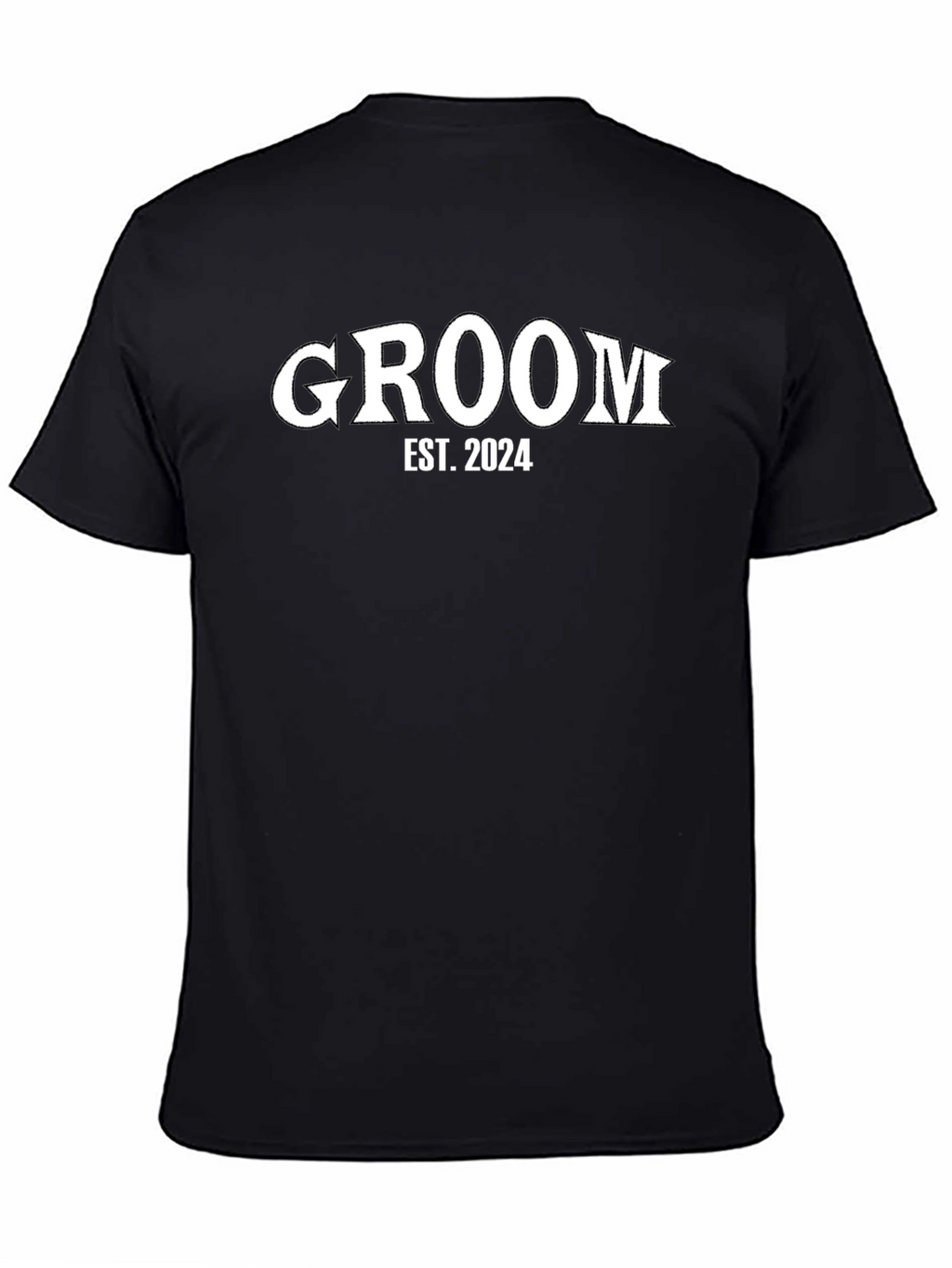 Groom Est. 2024 Black T-Shirt