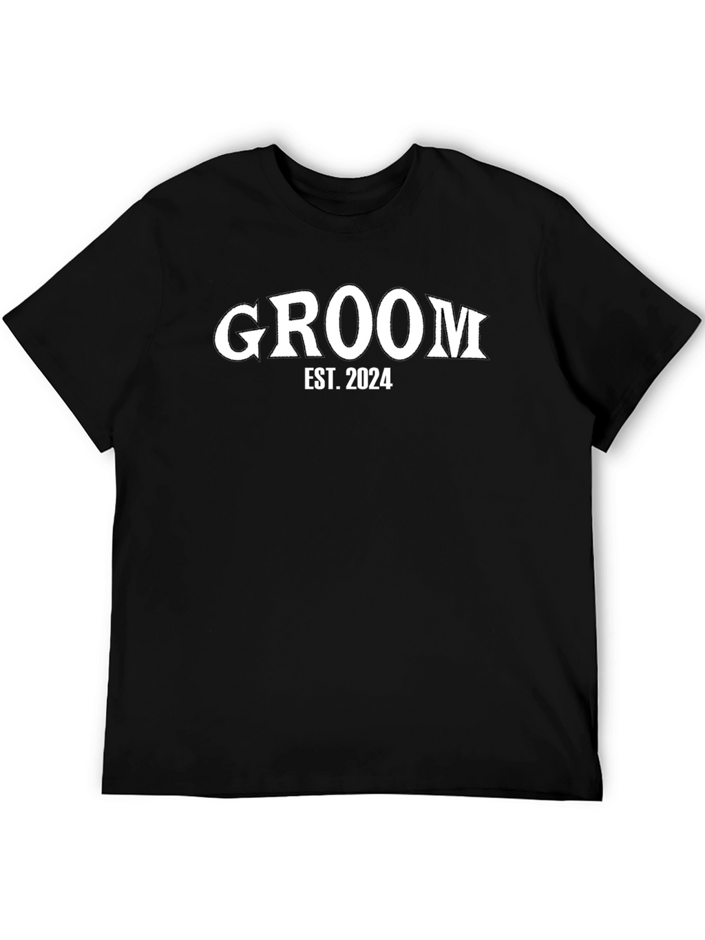 Groom Est. 2024 Black T-Shirt