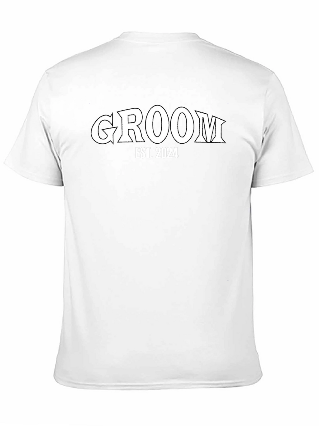 Groom Est. 2024 Black T-Shirt