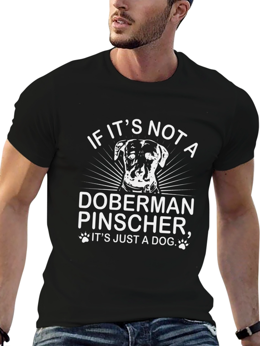 Doberman Pinscher Graphic Tee - Dog Lover T-Shirt