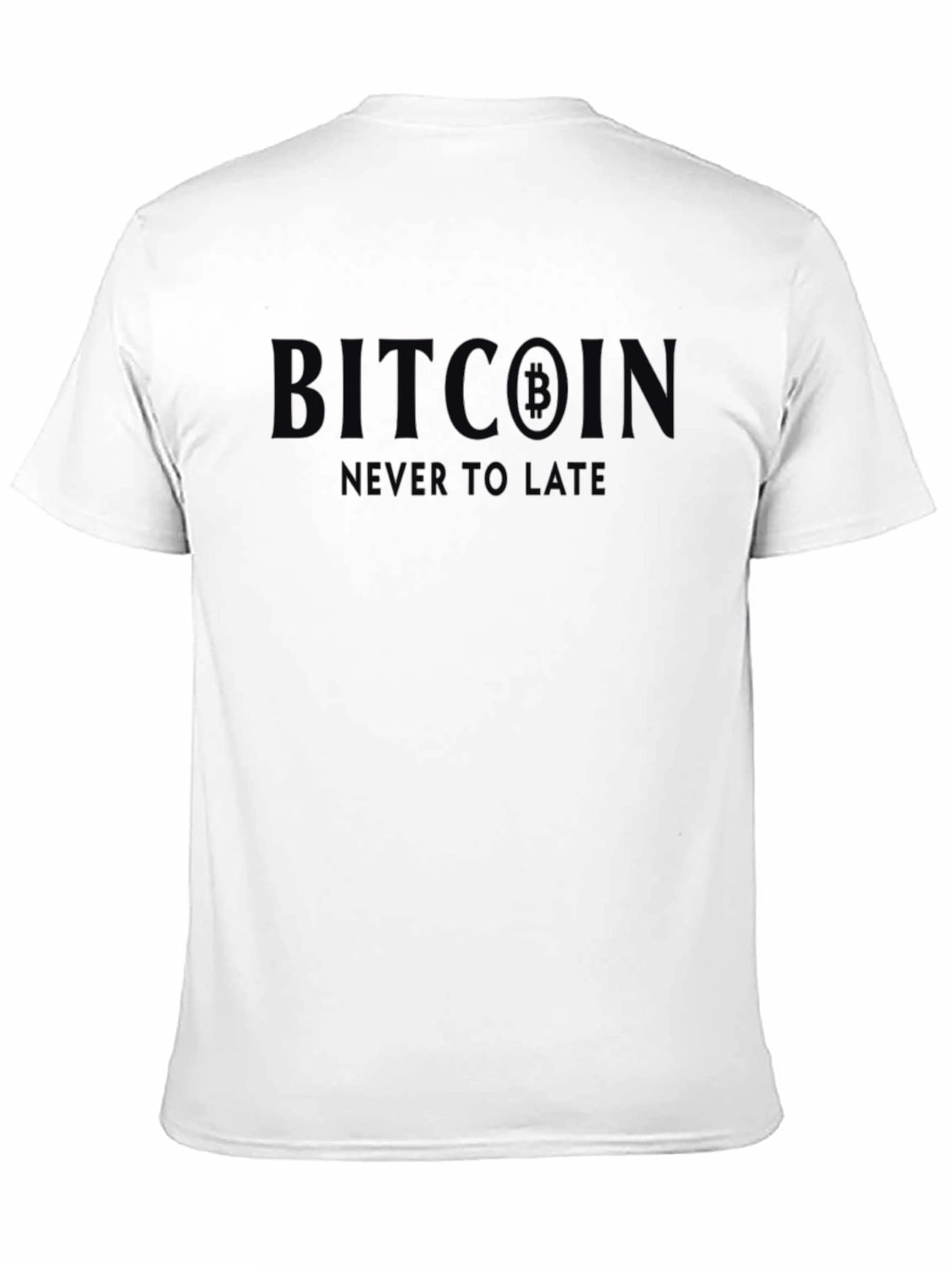 Bitcoin Never Too Late Graphic Tee