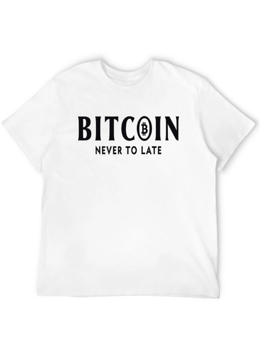 Bitcoin Never Too Late Graphic Tee