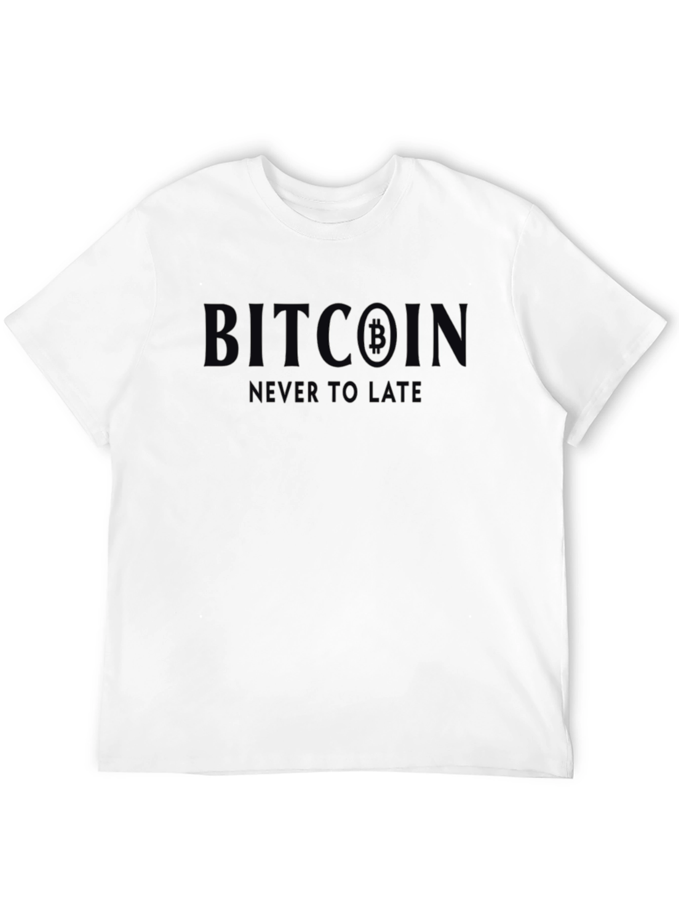 Bitcoin Never Too Late Graphic Tee