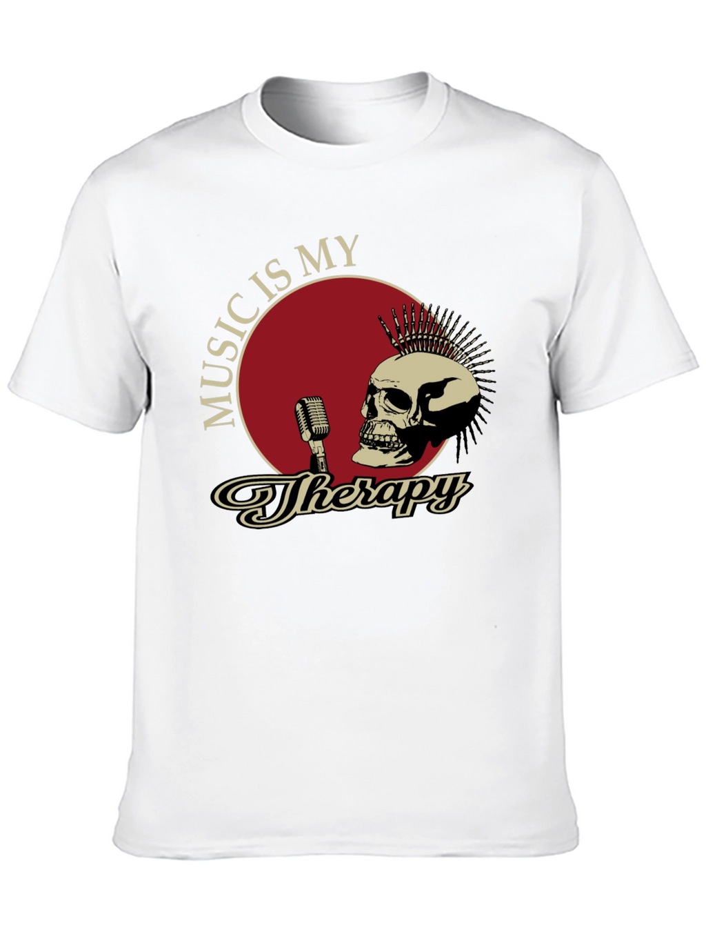 Music is My Therapy Graphic T-Shirt