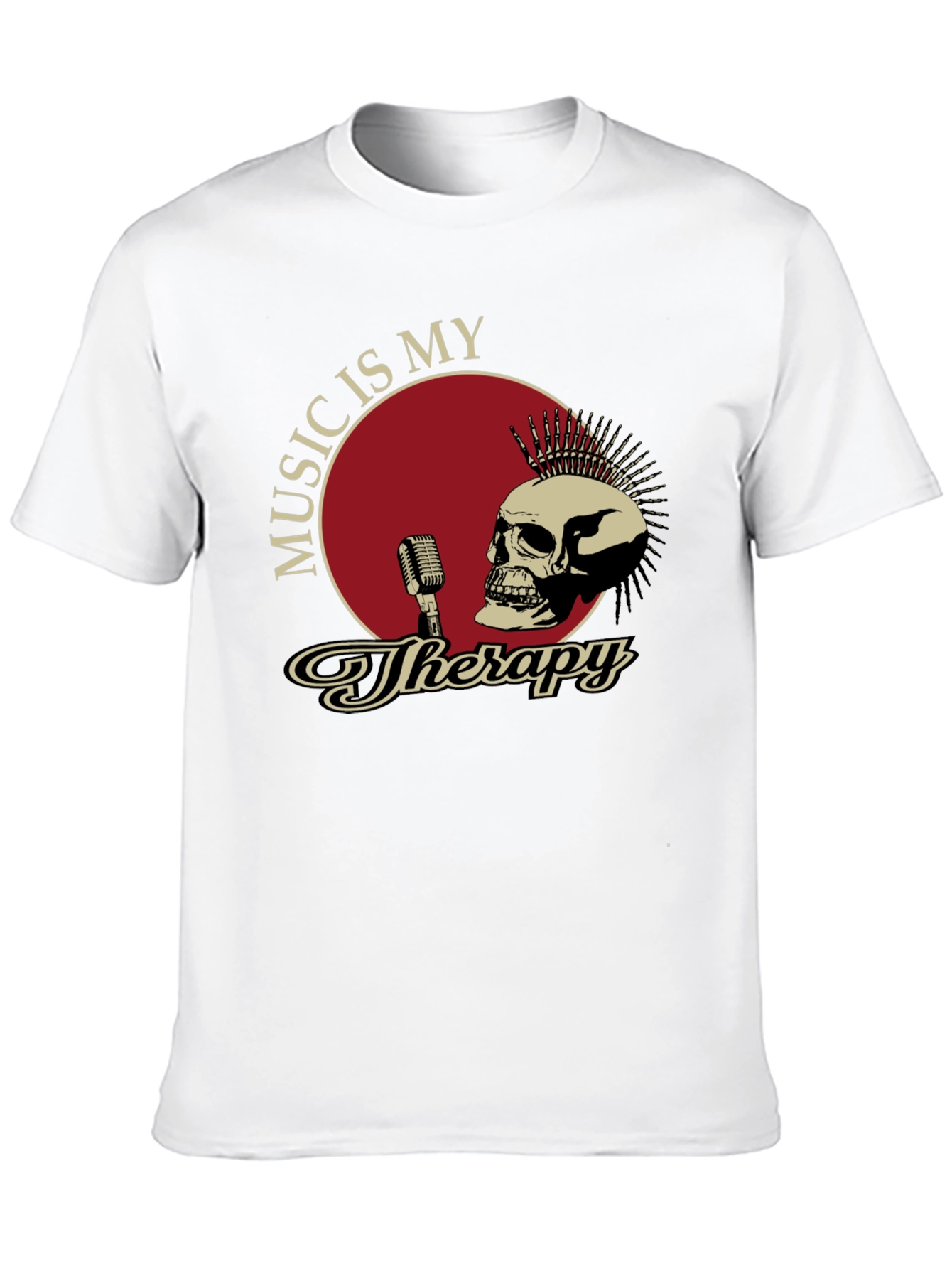 Music is My Therapy Graphic T-Shirt