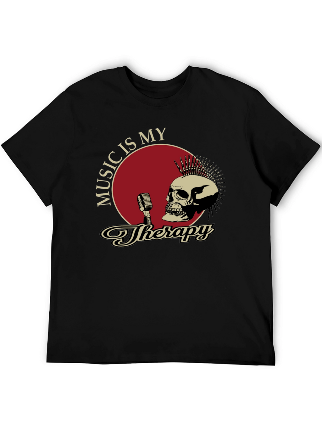 Music is My Therapy Graphic T-Shirt