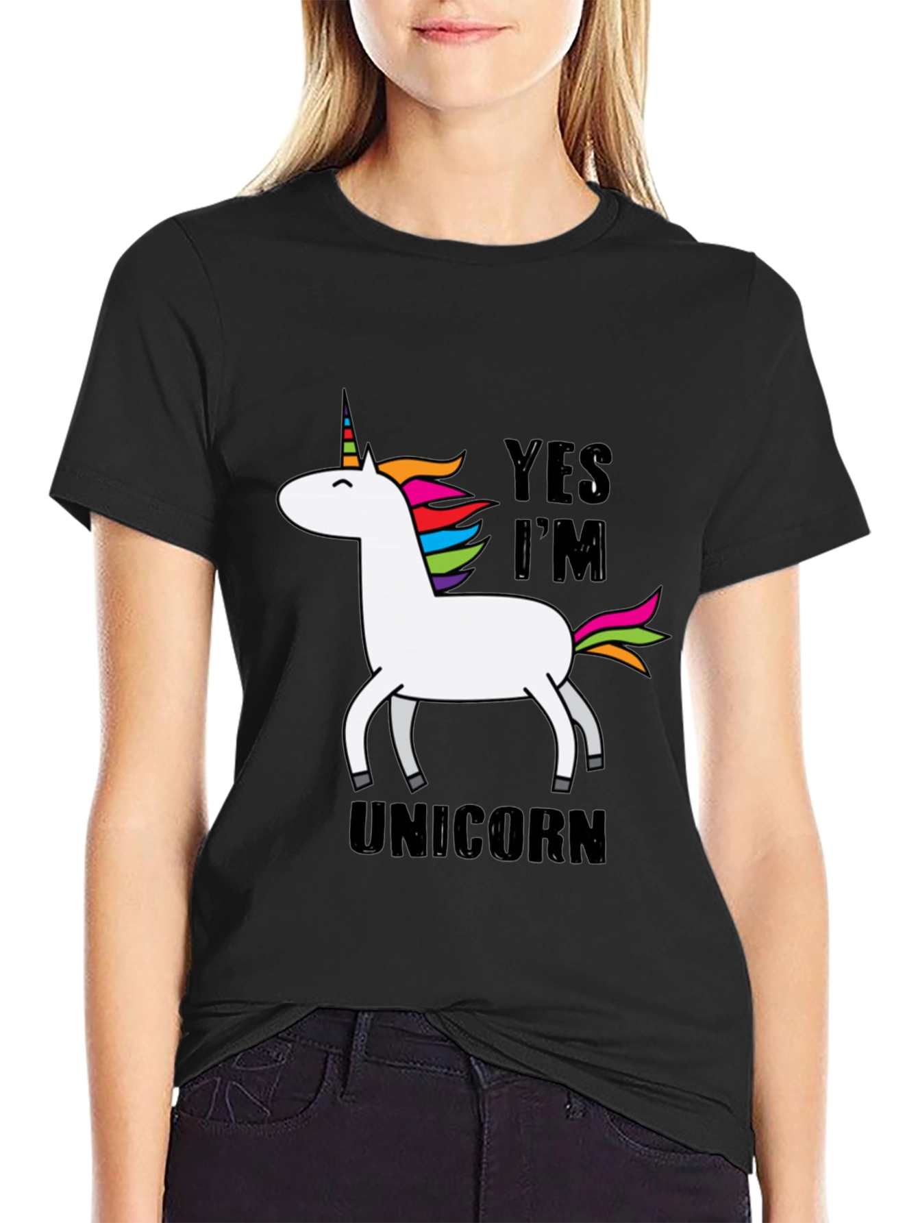 Yes Im a Unicorn T-Shirt - Graphic Tee