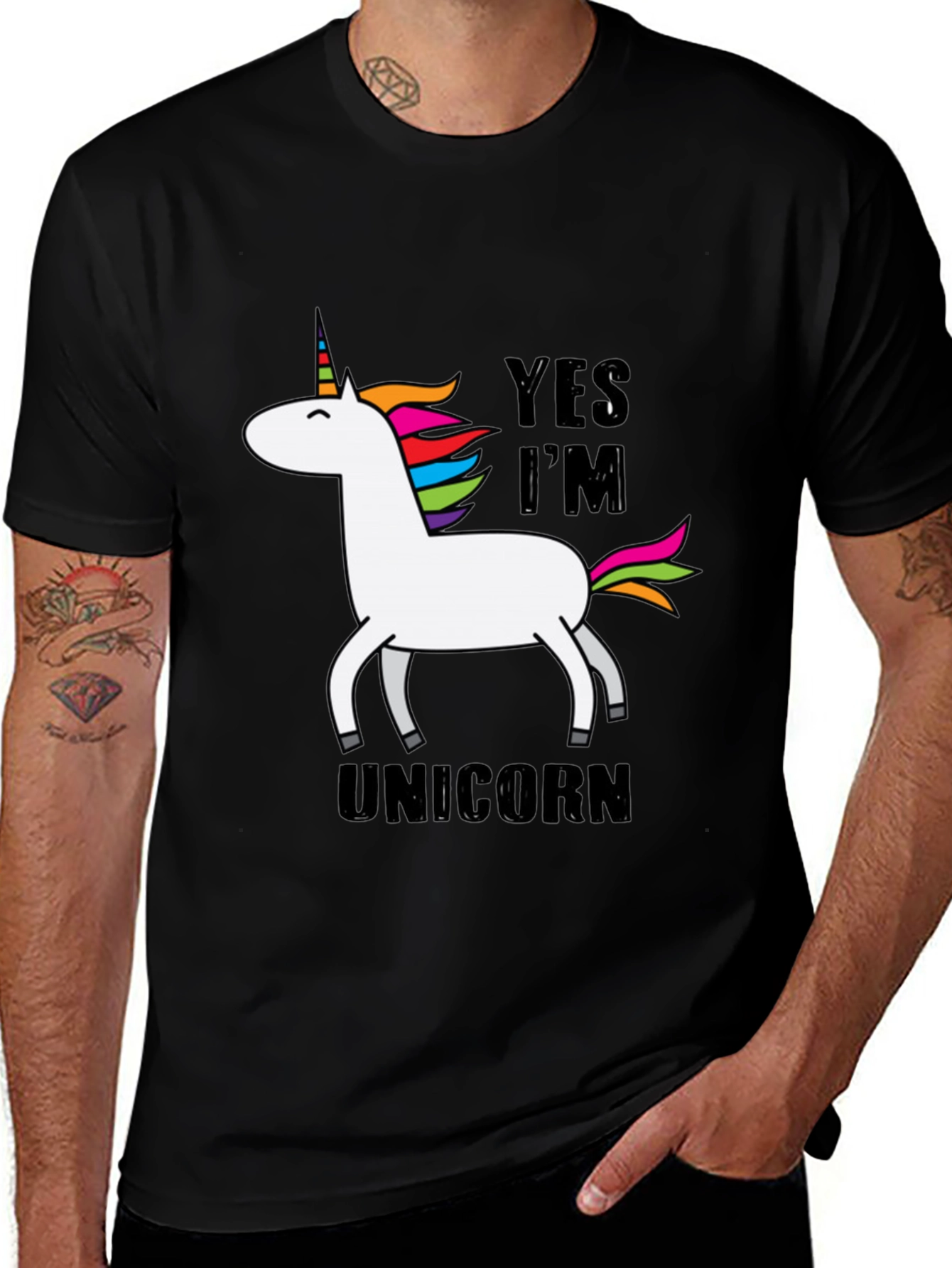 Yes Im a Unicorn T-Shirt - Graphic Tee