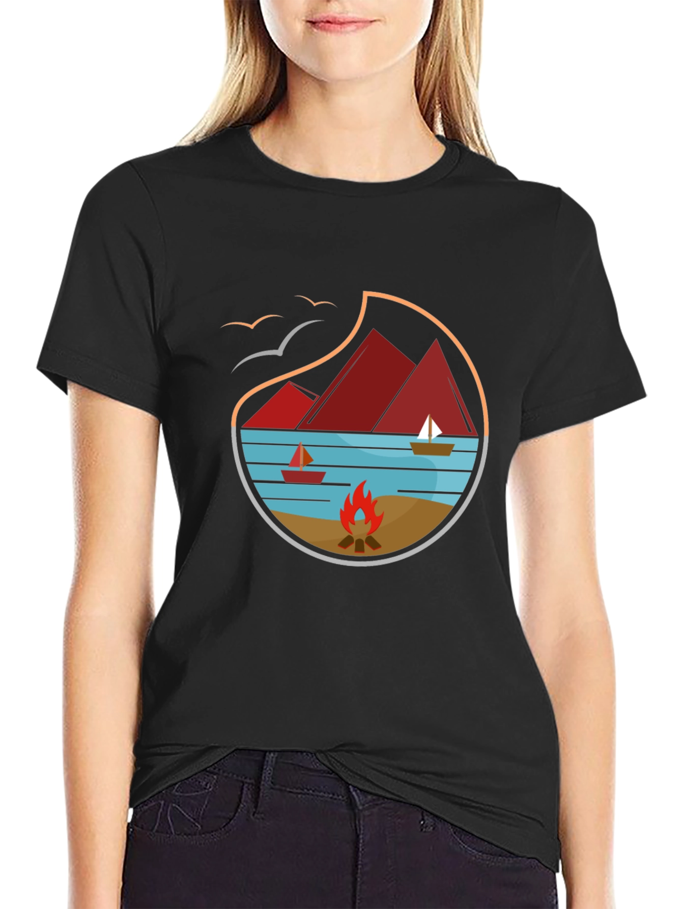 Camping Adventure Graphic Tee - Nature Lovers T-Shirt