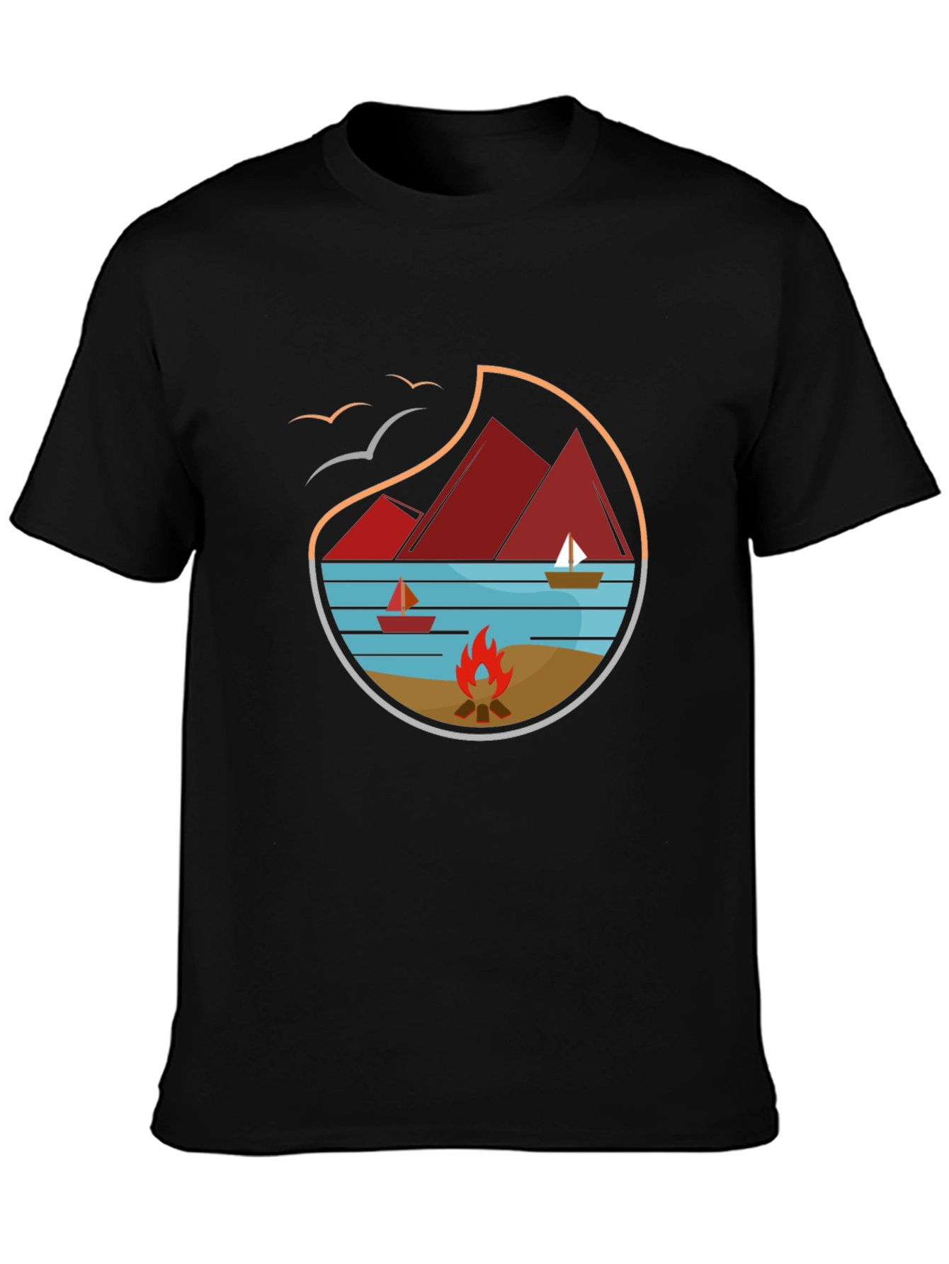 Camping Adventure Graphic Tee - Nature Lovers T-Shirt