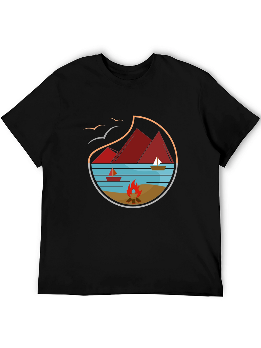 Camping Adventure Graphic Tee - Nature Lovers T-Shirt