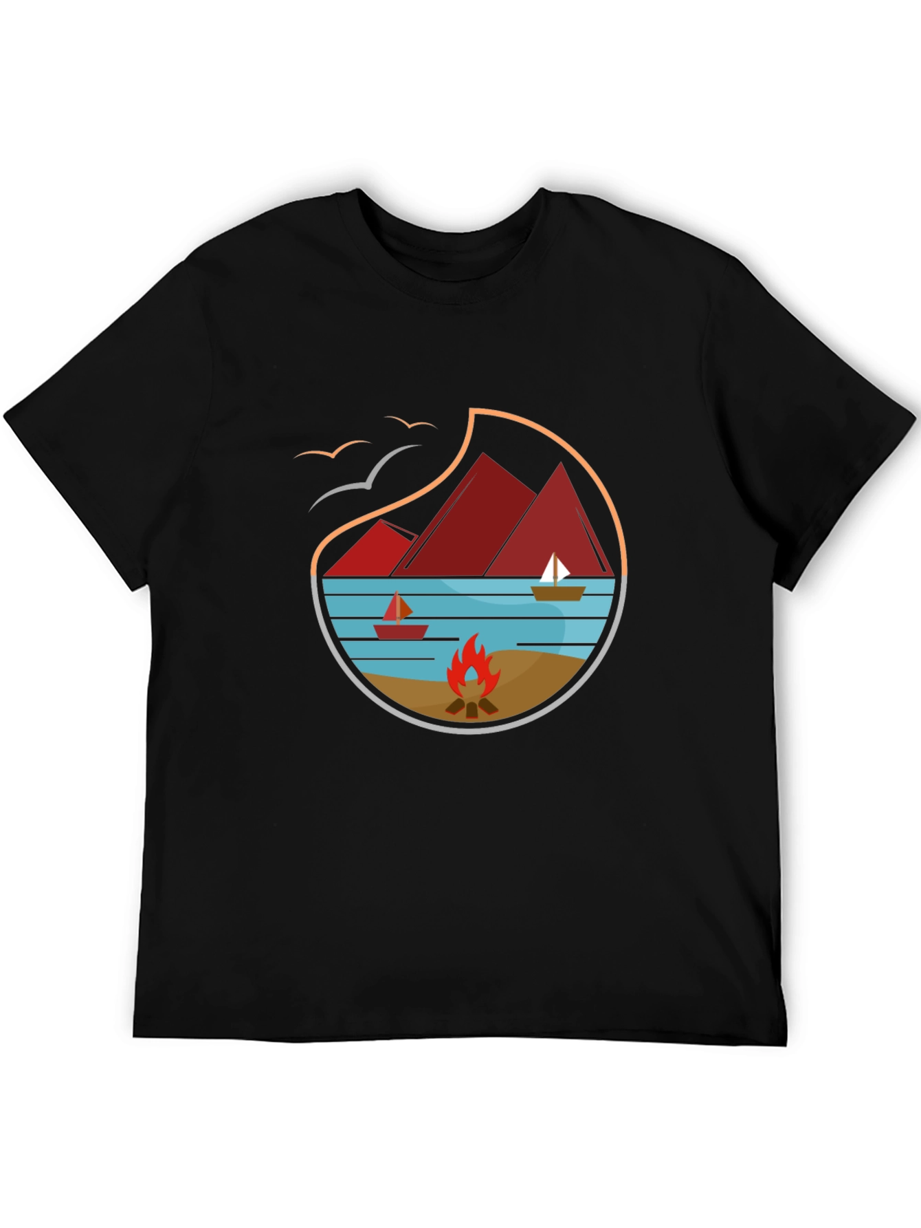 Camping Adventure Graphic Tee - Nature Lovers T-Shirt