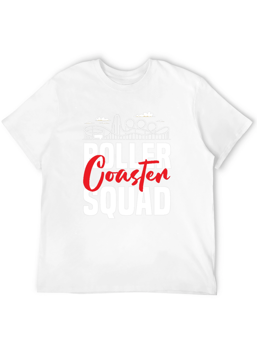 Roller Coaster Squad Graphic Tee - Ride in Style!