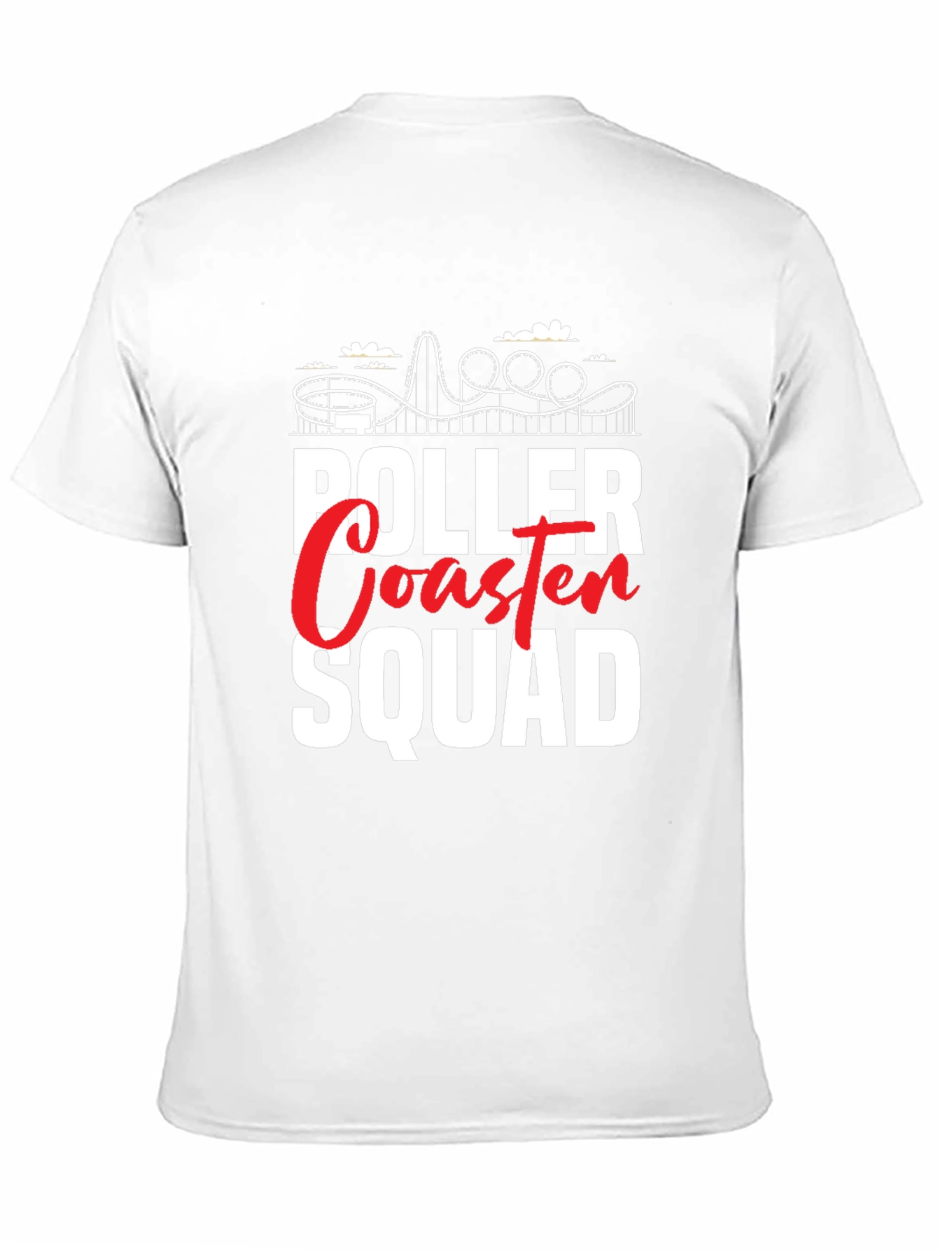 Roller Coaster Squad Graphic Tee - Ride in Style!