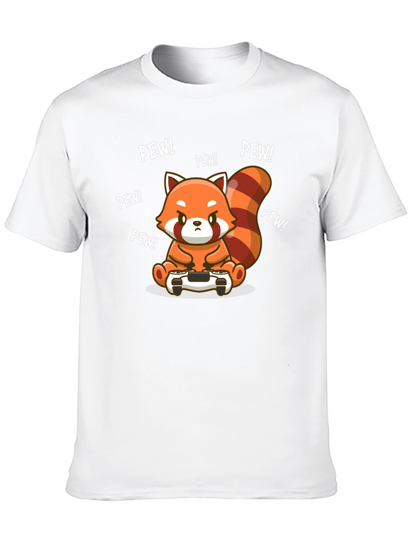 Gamer Red Panda T-Shirt - Pew Pew!