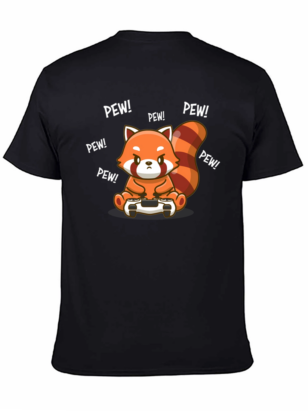 Gamer Red Panda T-Shirt - Pew Pew!