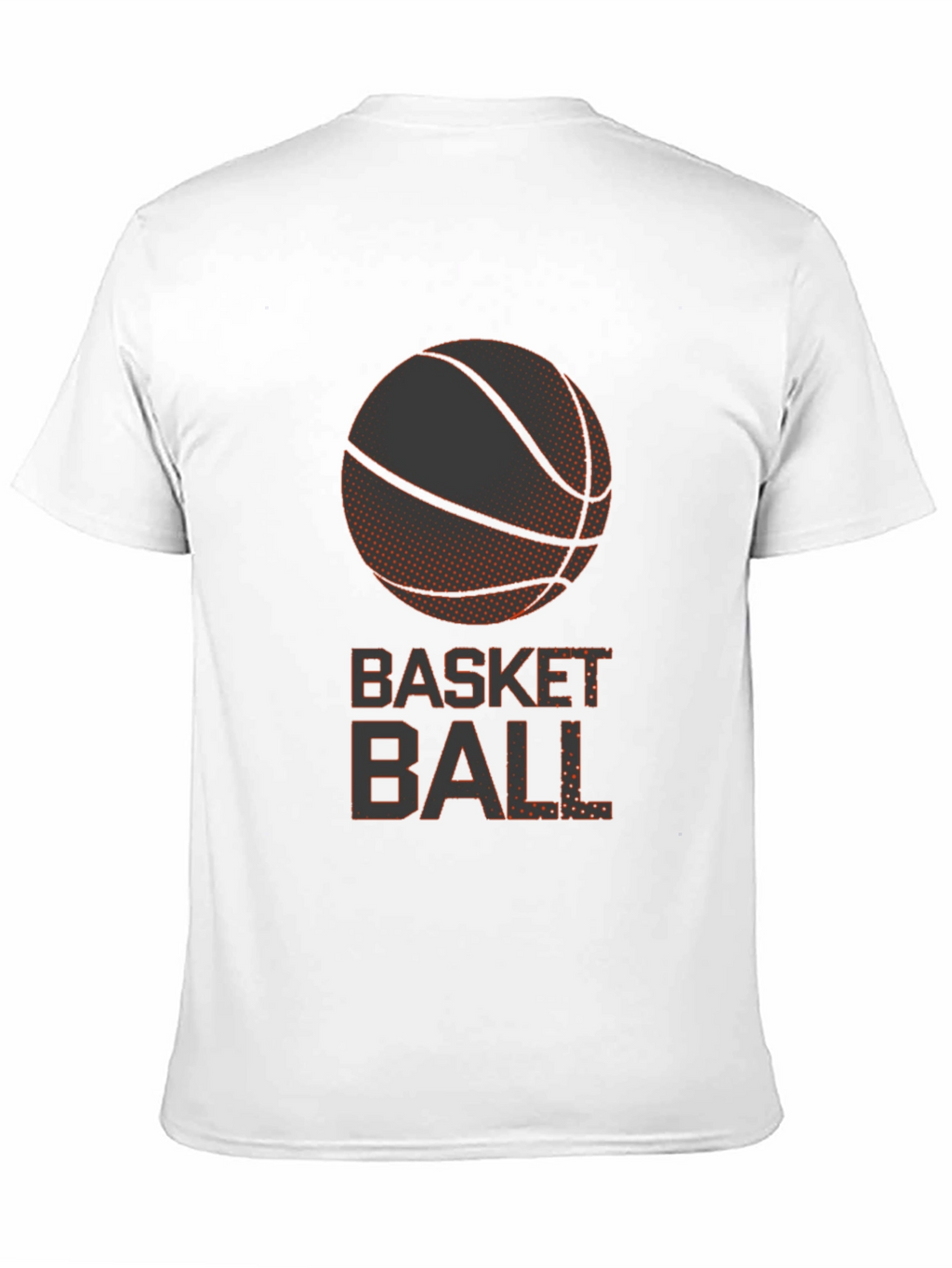 Basketball Graphic Tee - Casual Black T-Shirt