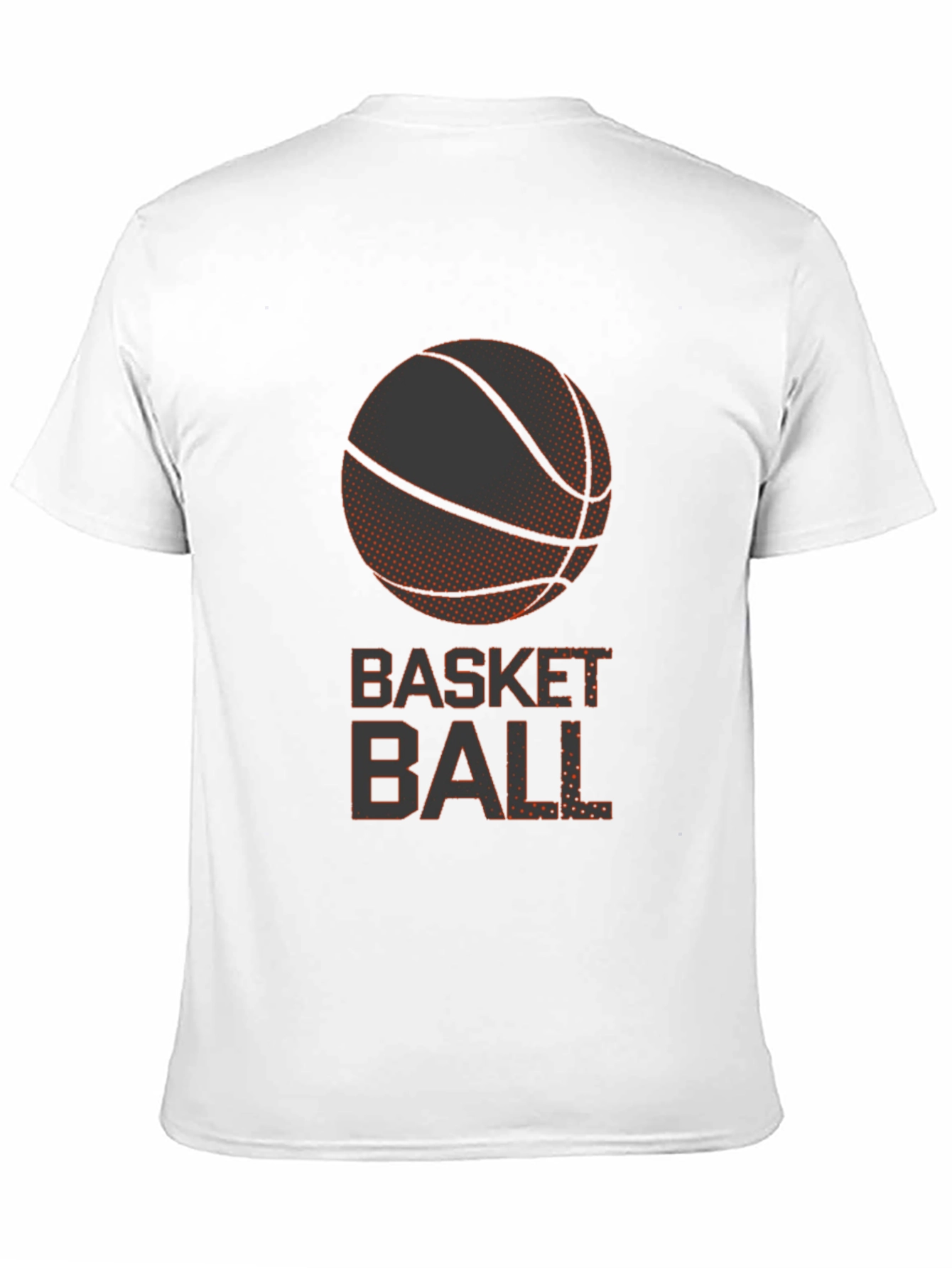 Basketball Graphic Tee - Casual Black T-Shirt