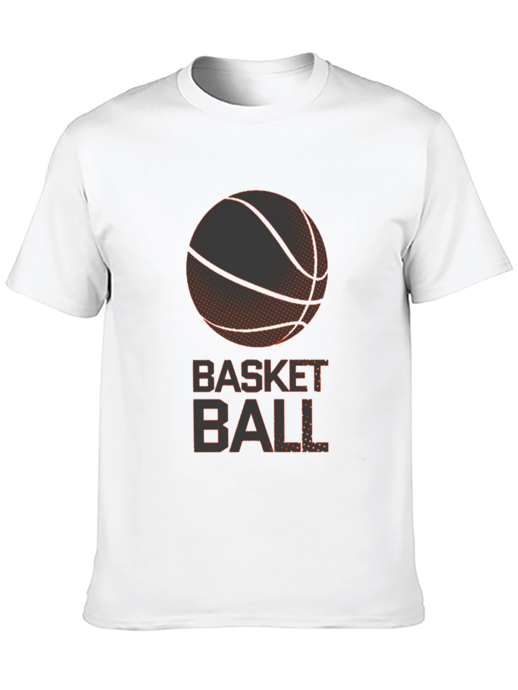 Basketball Graphic Tee - Casual Black T-Shirt