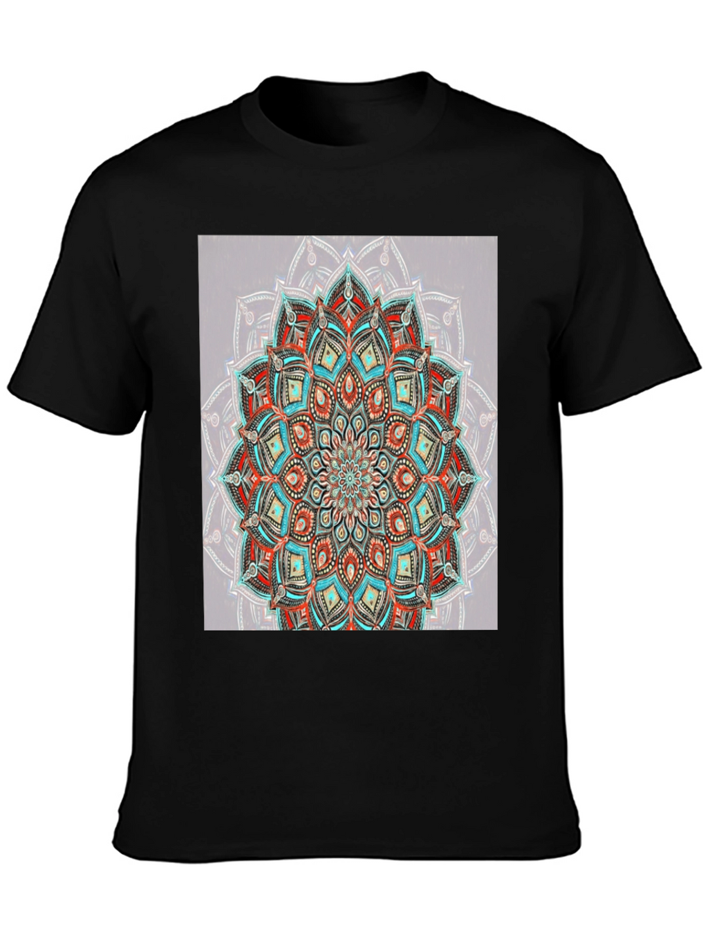 Mandala Print Tee - Stylish Graphic T-Shirt