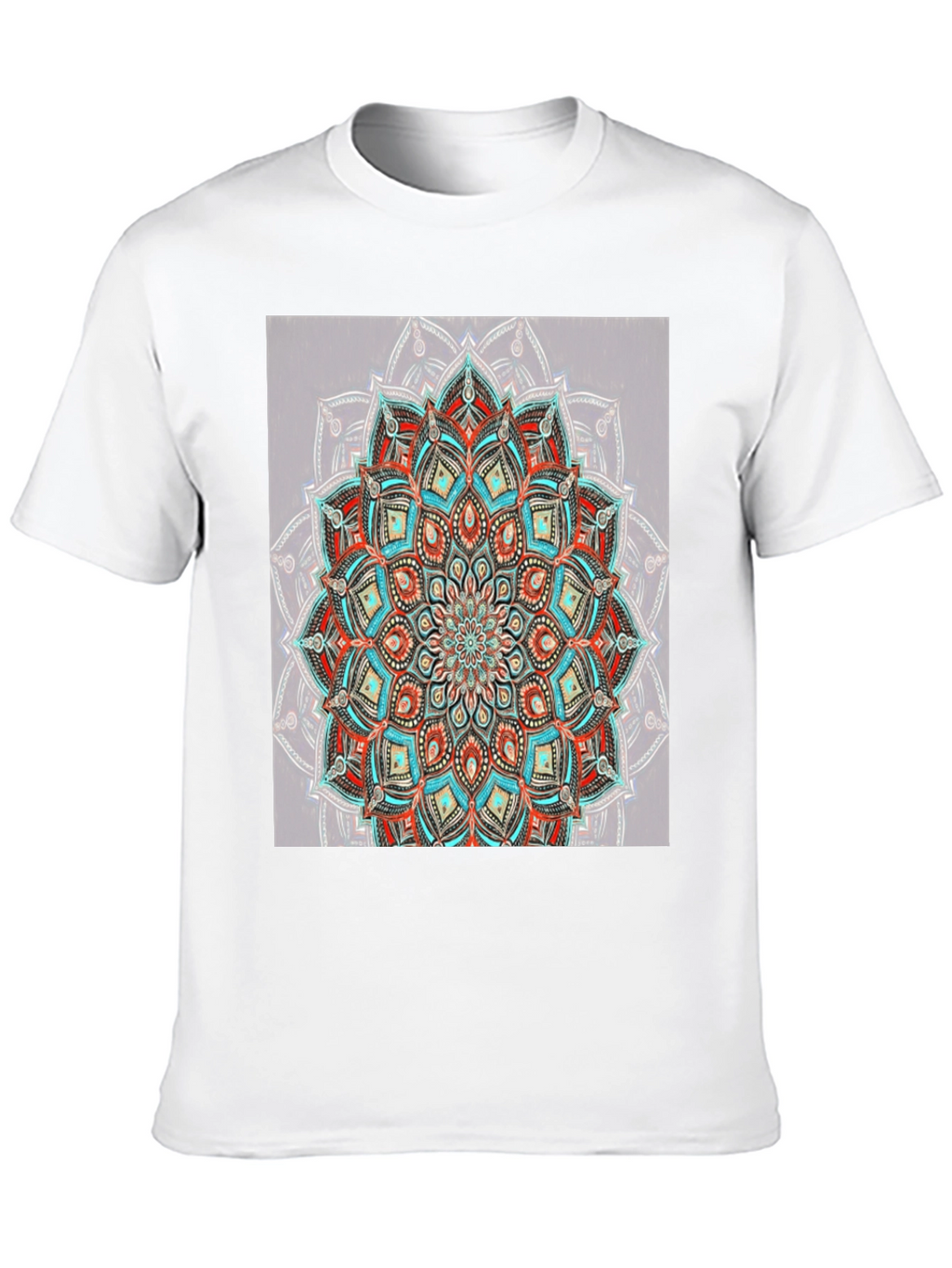 Mandala Print Tee - Stylish Graphic T-Shirt