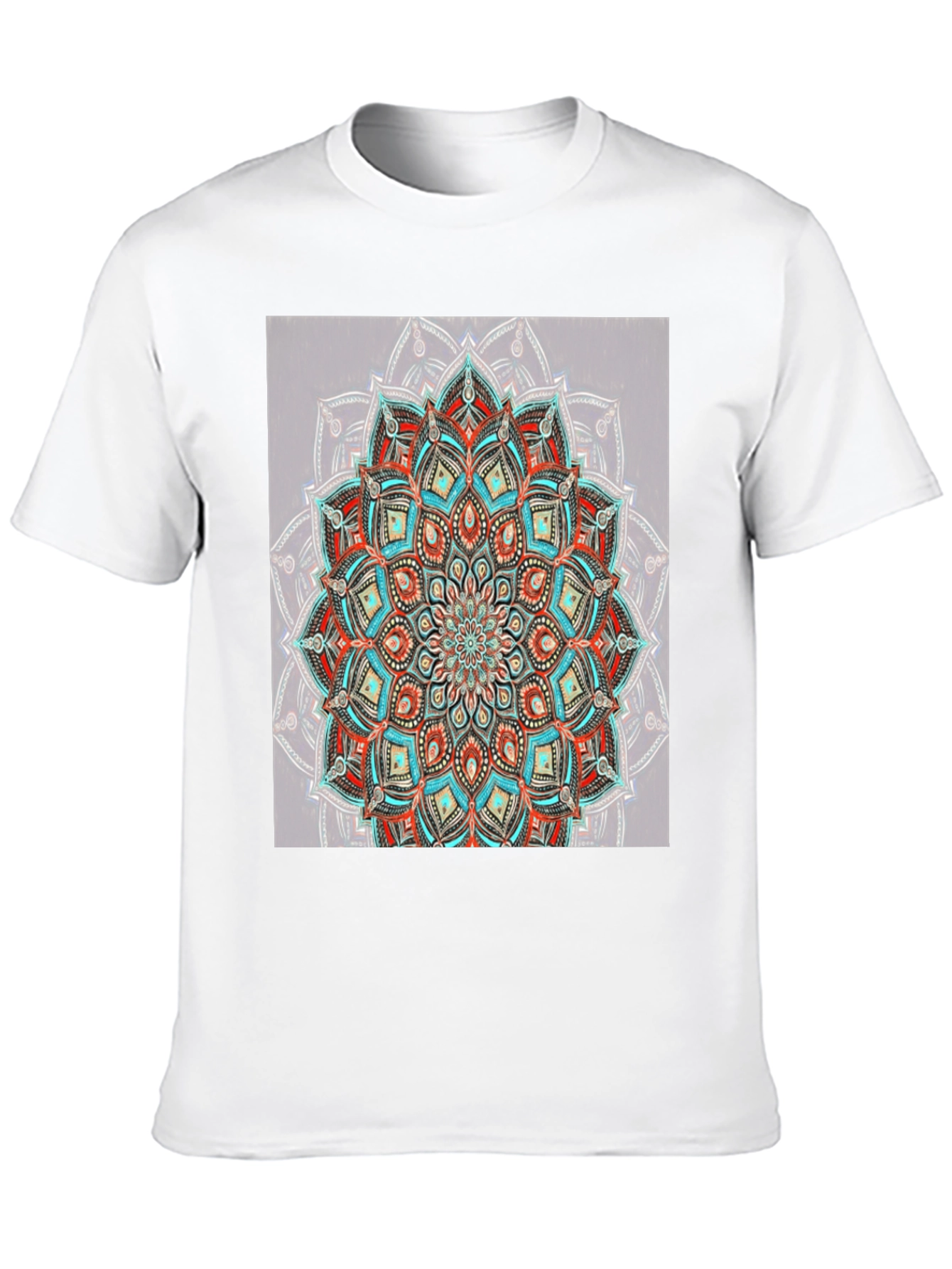 Mandala Print Tee - Stylish Graphic T-Shirt