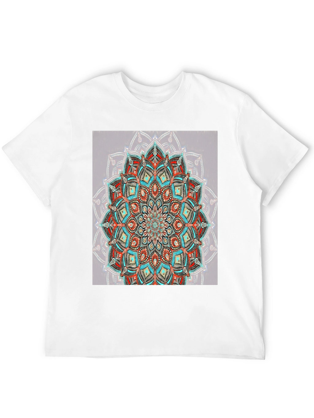 Mandala Print Tee - Stylish Graphic T-Shirt
