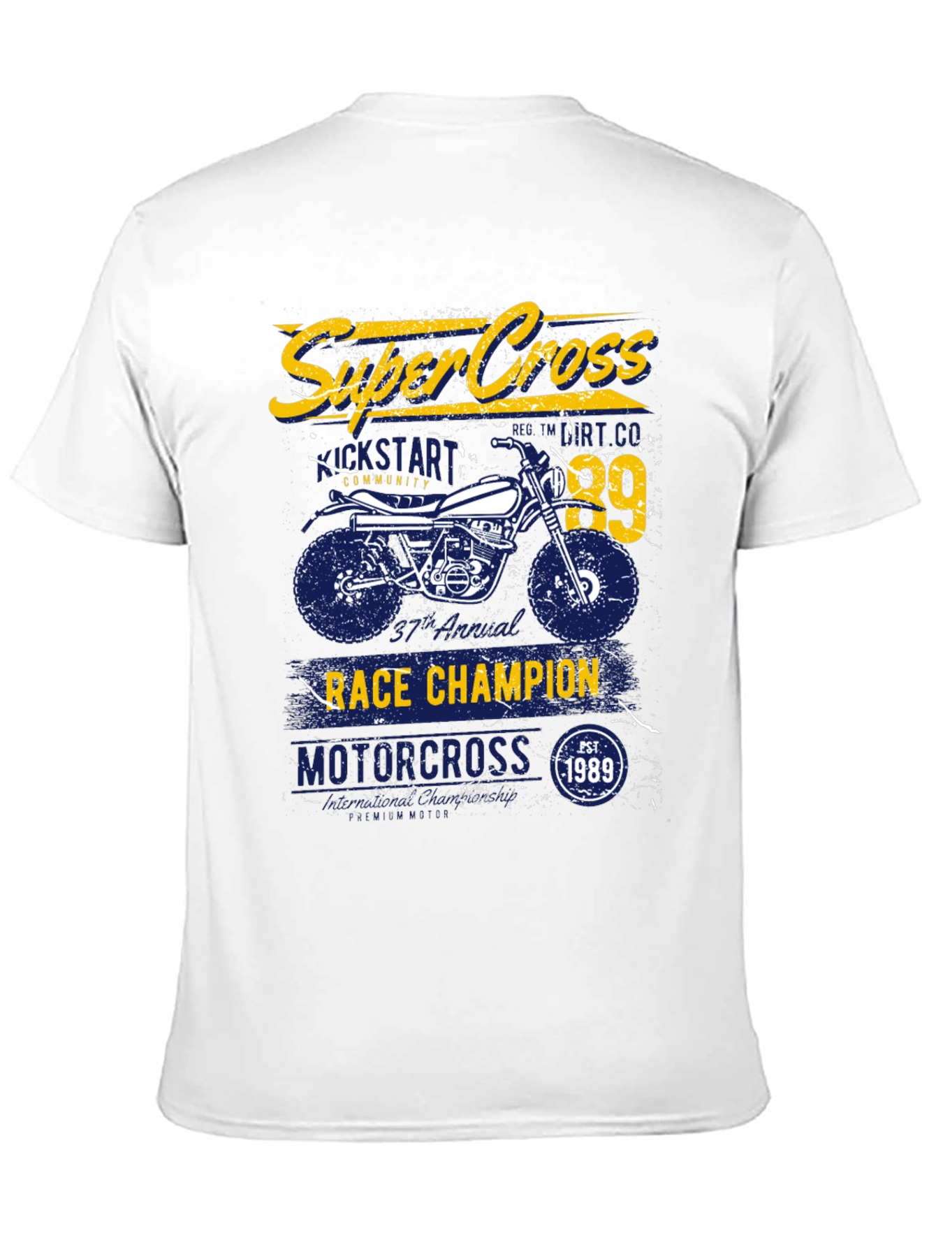 Super Cross Race Champion Graphic T-Shirt