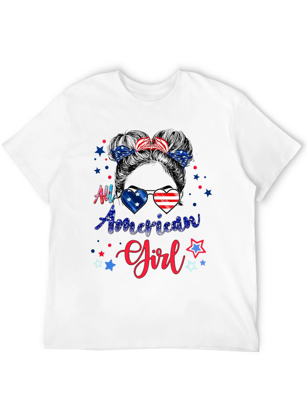 All American Girl Patriotic T-Shirt