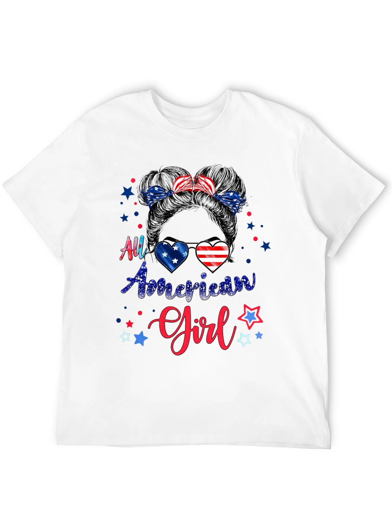 All American Girl Patriotic T-Shirt