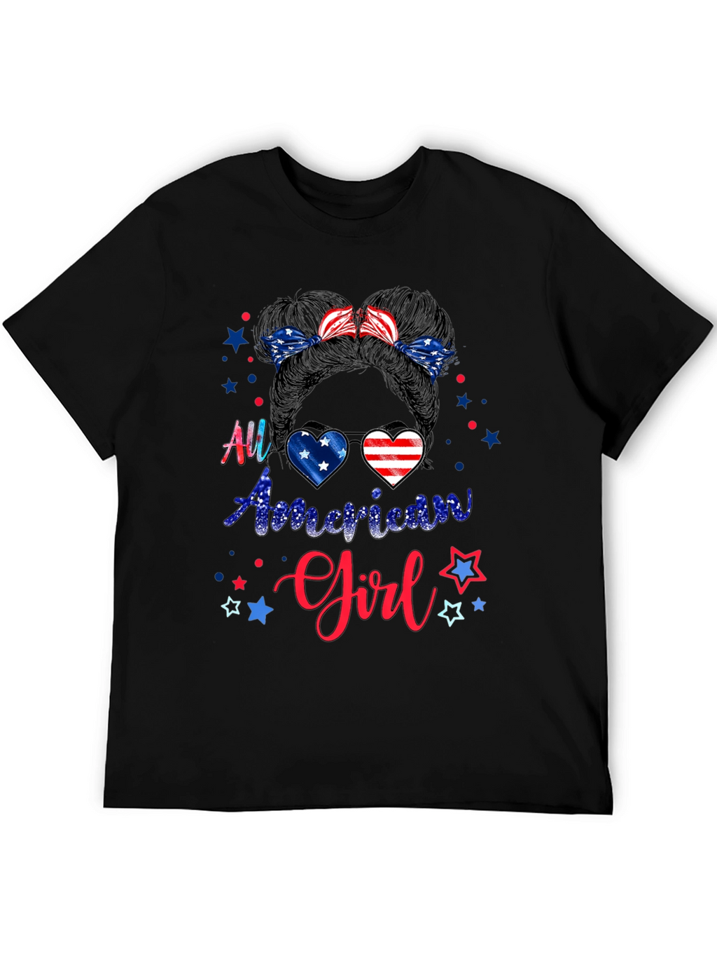 All American Girl Patriotic T-Shirt
